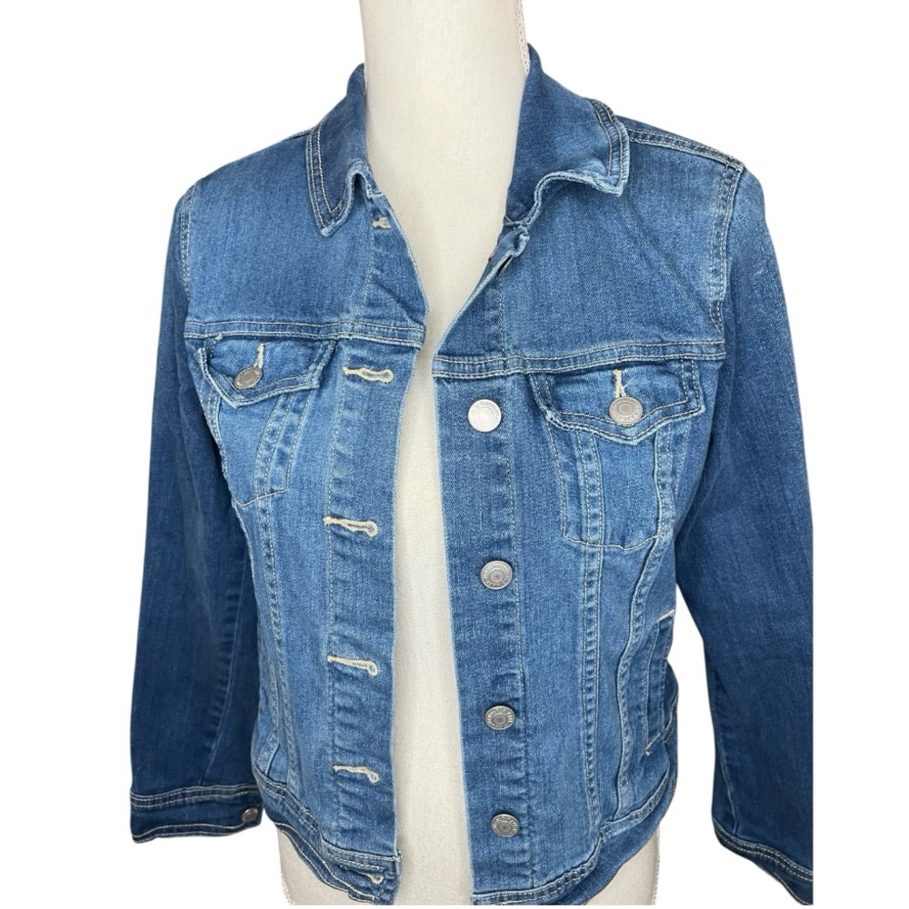 Old Navy Jean Jacket denim causal neutral western size small everyday - Picture 2 of 6